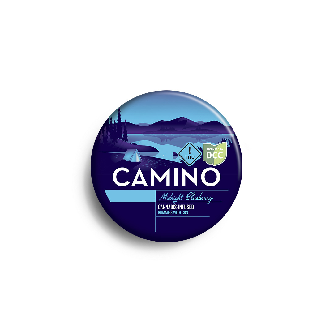 Midnight Blueberry High Dose CBN Camino Gummies | Amplify Eastlake