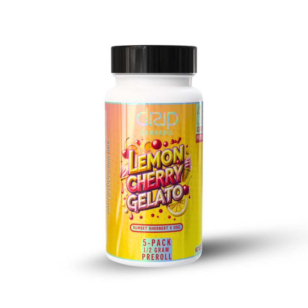 Lemon Cherry Gelato Pre-Roll Pack 2.5g (0.5g ea | 5-Pack