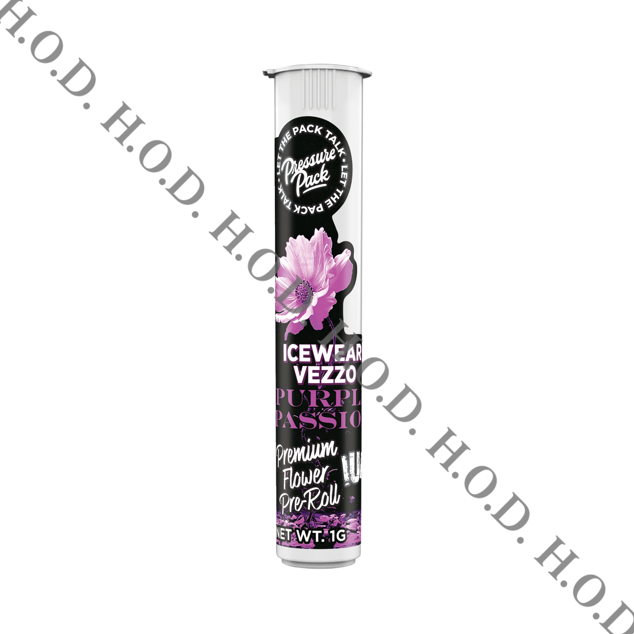 Pressure Pack x Ice Wear Vezzo Purple Passion Pre-Roll 1g | House
