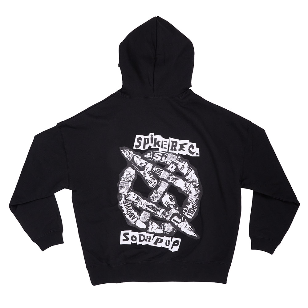 SPIKEPOP 25 TABLOID パーカー（ホワイト） | G4Space × SODAPOP