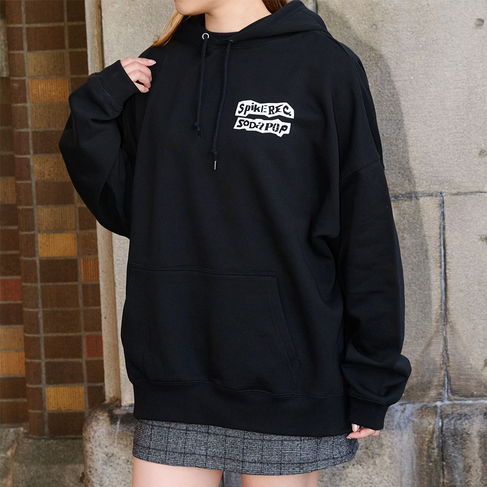 SPIKEPOP 25 TABLOID パーカー（ホワイト） | G4Space × SODAPOP