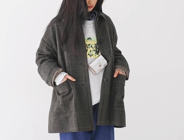 NEW IN】ウールチェックへリンボンシリーズ | ONLINE SHOP | nest Robe