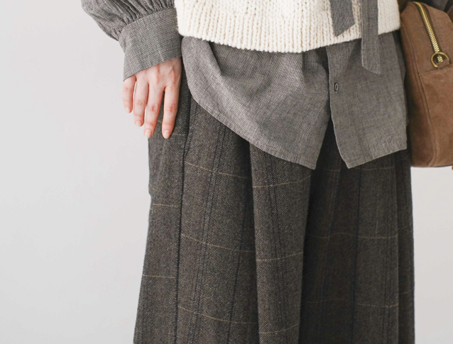 NEW IN】ウールチェックへリンボンシリーズ | ONLINE SHOP | nest Robe
