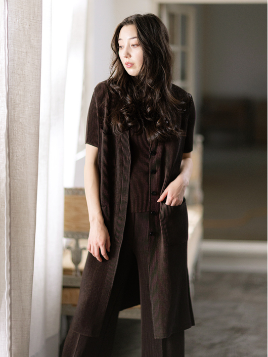 シャトルプリーツ 2wayワンピースベスト｜SPECCHIO公式通販