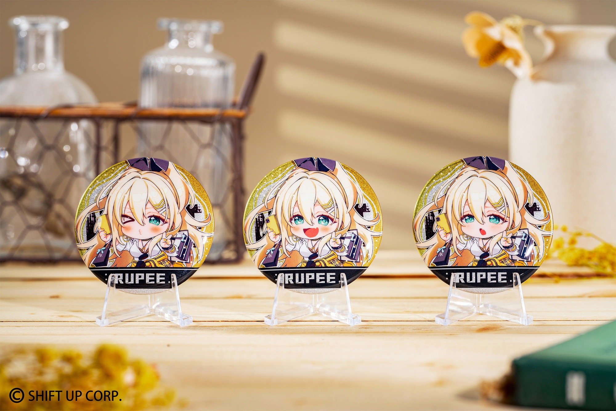 HOBBY SAKURA 勝利の女神：NIKKE ちびキャラトレーディング缶バッジ 18