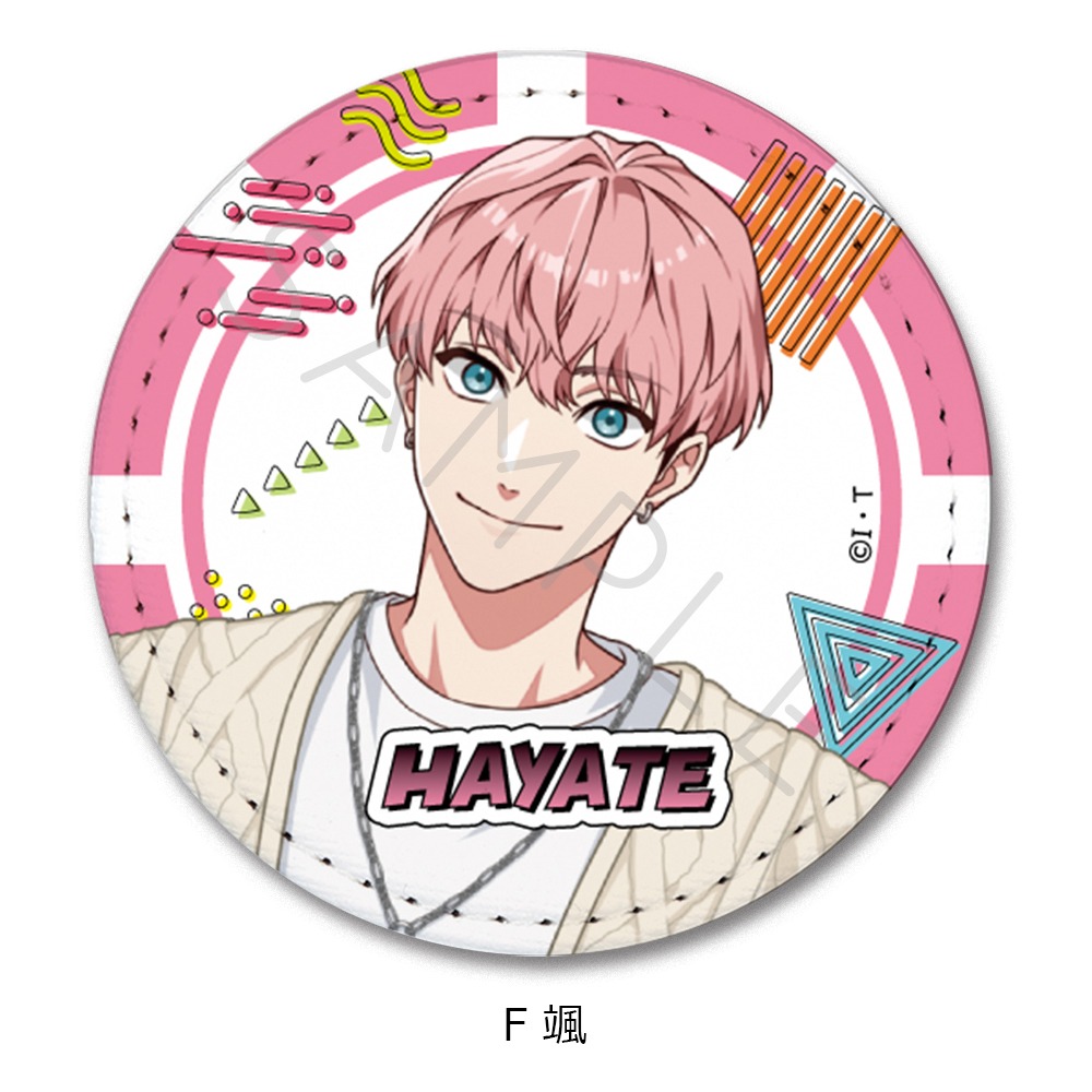 ライドカメンズ レザーバッジ 丸形 F 颯｜ホビーの総合通販サイト