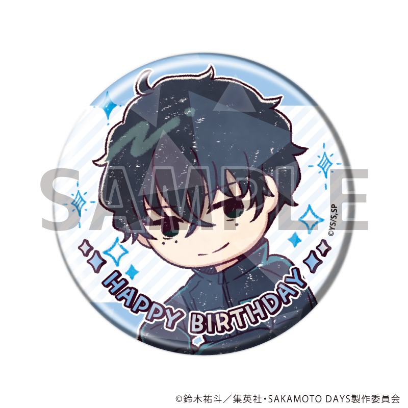 SAKAMOTO DAYS ホログラム缶バッジ 57mm 14 勢羽夏生 誕生日ver