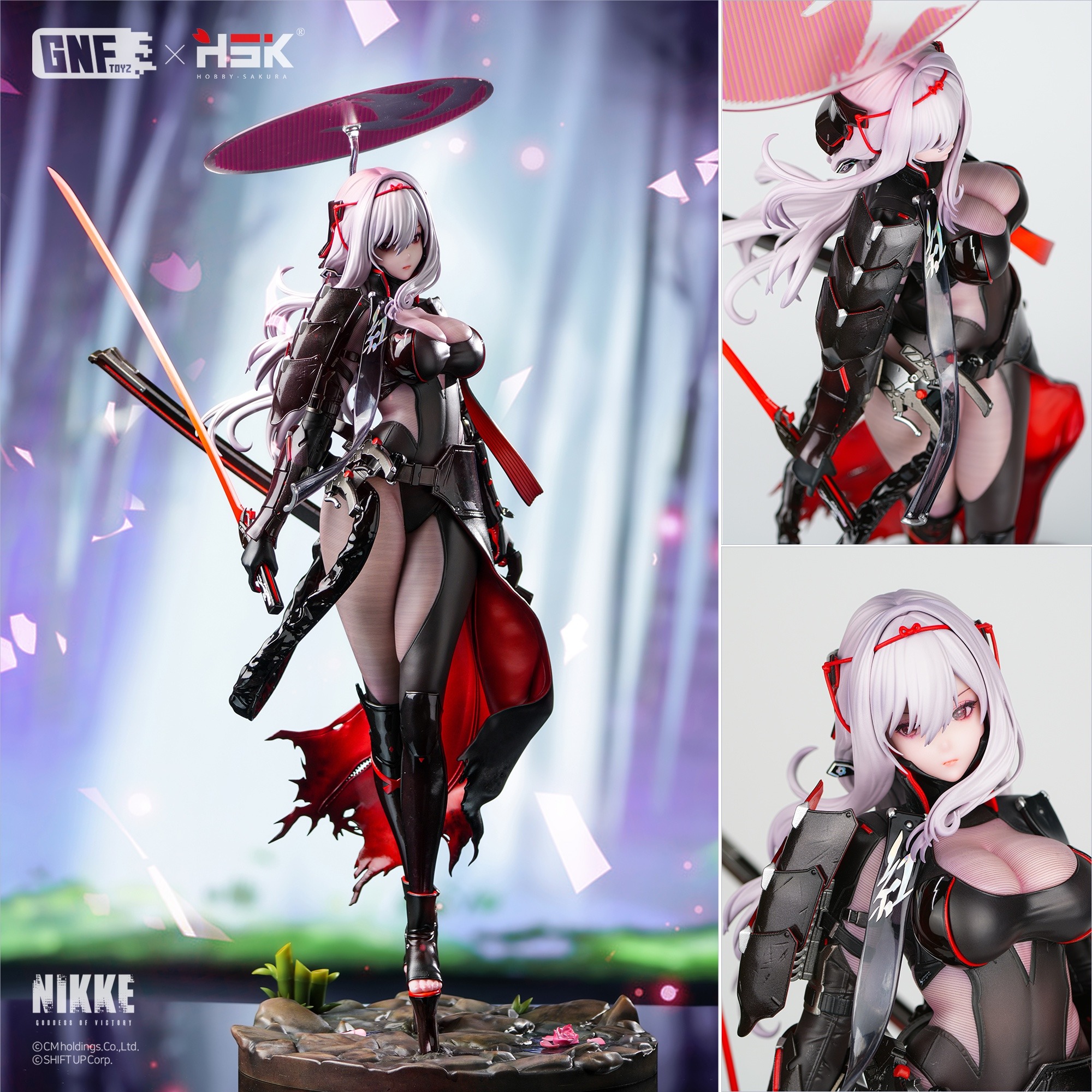 GNFTOYZ & Hobby sakura 勝利の女神：NIKKE 1/4 紅蓮：ブラック