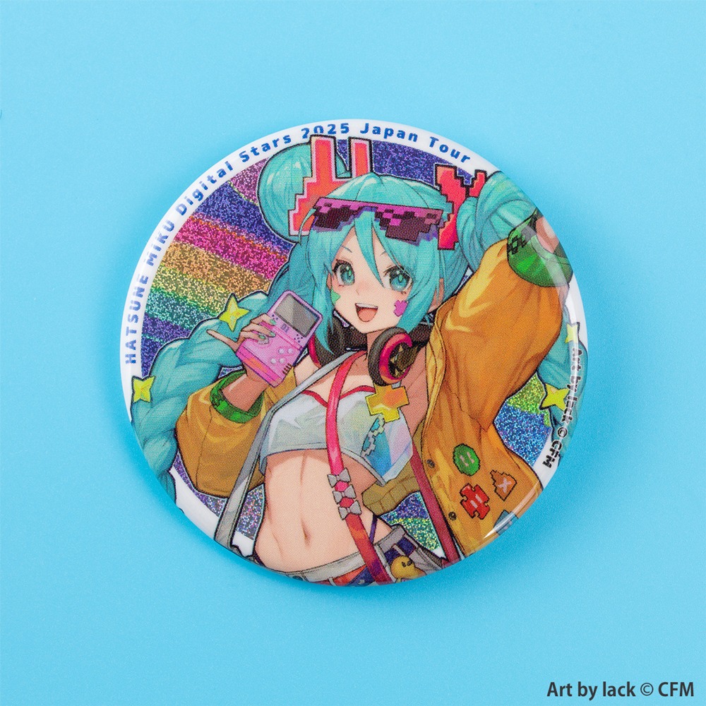 HATSUNE MIKU Digital Stars 2025 Japan Tour ホログラム缶バッジ