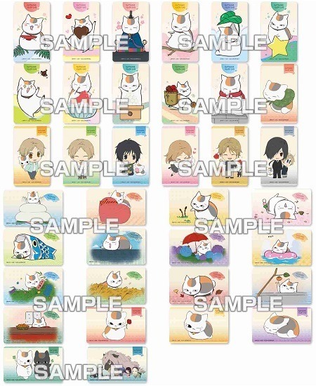 夏目友人帳 デコステッカー ガムつき ニャンコ先生がいっぱい