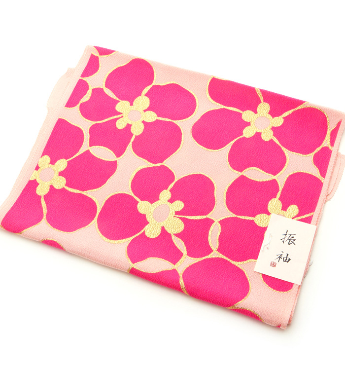 振袖用帯揚 正絹 大輪の梅の花 No.5ZE-0439-10の通販｜きもの365