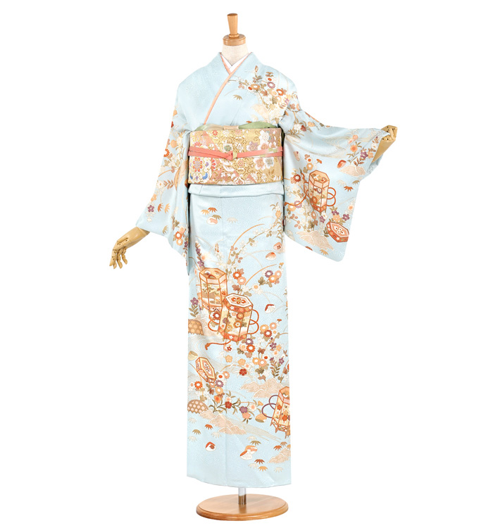 吉澤友禅 訪問着 No.AA-1404-Mサイズの通販｜きもの365