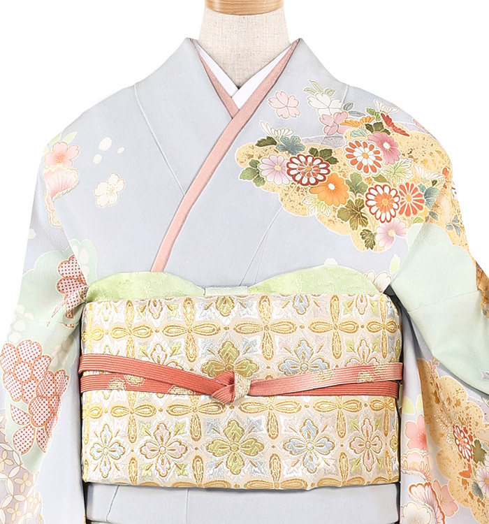 吉澤友禅 訪問着 No.AA-1408-Lサイズのレンタル｜きもの365