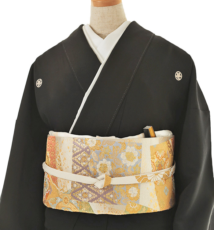 辻が花 黒留袖 No.CA-0130-Lサイズのレンタル｜きもの365