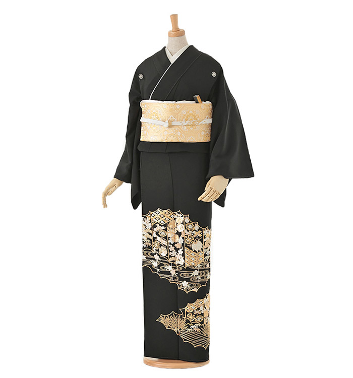 総刺繍 黒留袖 No.CA-0032-Mサイズのレンタル｜きもの365