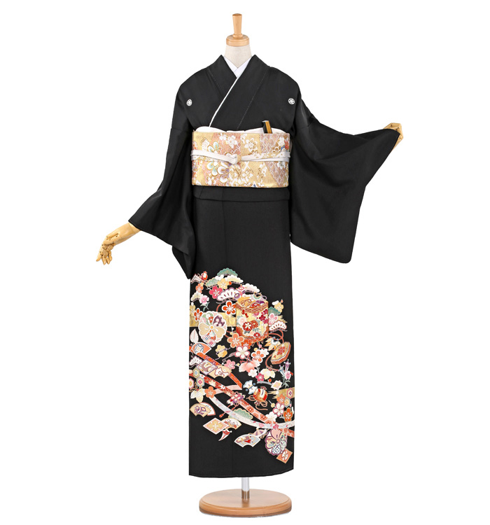 京友禅 黒留袖 No.CA-0770-Mサイズのレンタル｜きもの365