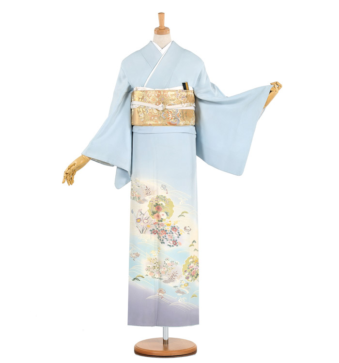 手描友禅作家 色留袖 No.DA-0238-Mサイズのレンタル｜きもの365