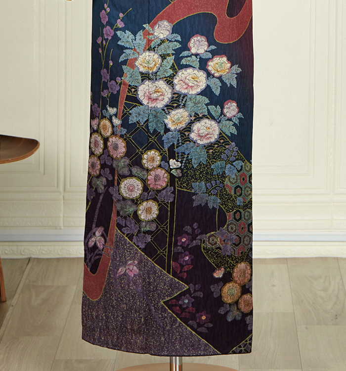 辻が花作家 訪問着 No.AA-4876-Mサイズのレンタル｜きもの365