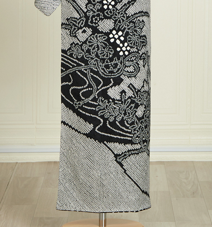 総絞り 訪問着 No.AA-5123-Mサイズのレンタル｜きもの365