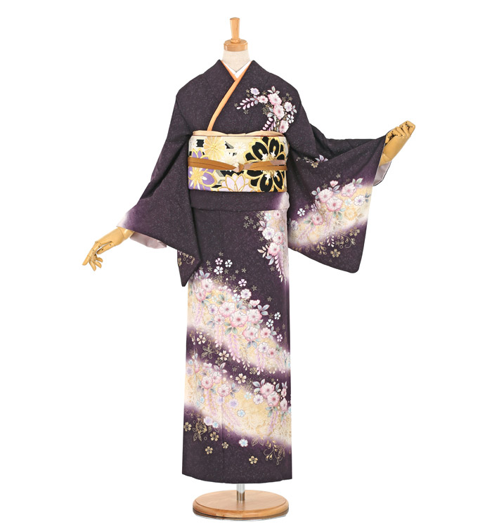 辻が花 訪問着 No.AA-2214-ワイド-MOサイズのレンタル｜きもの365