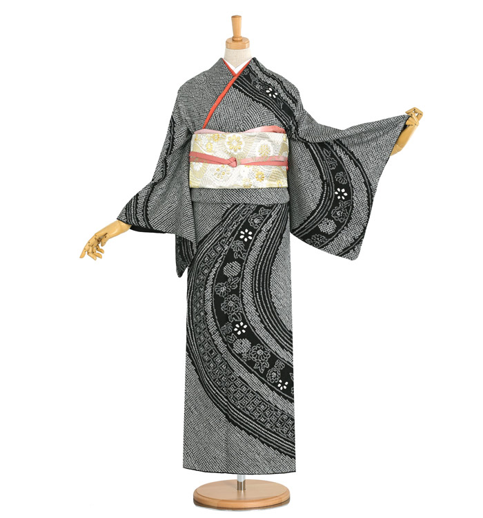 総絞り 訪問着 No.AA-2442-Sサイズのレンタル｜きもの365