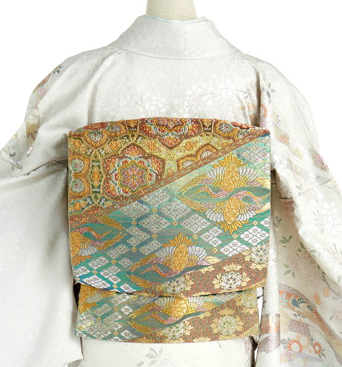 金彩 訪問着 No.AA-3883-Lサイズのレンタル｜きもの365