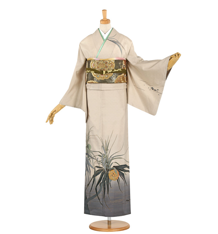 大島紬 訪問着 No.AD-1768-Mサイズのレンタル｜きもの365