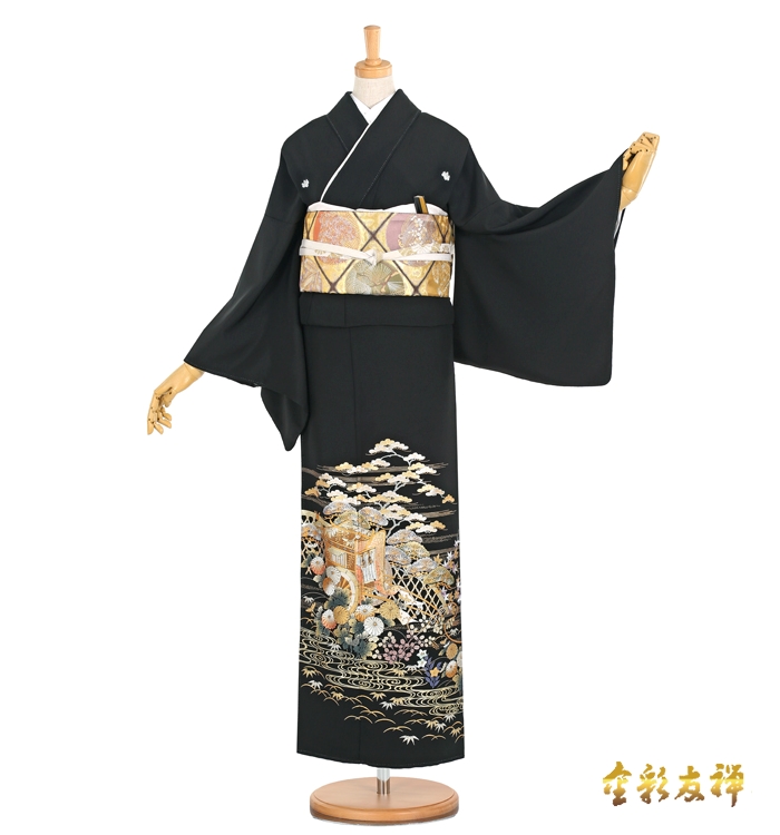 和田光正 黒留袖 No.CA-1149-Mサイズのレンタル｜きもの365