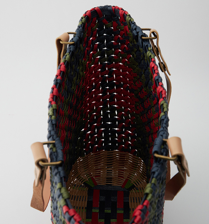 紙バンド・チェック柄バッグ No.5WV-0001-00の通販｜きもの365