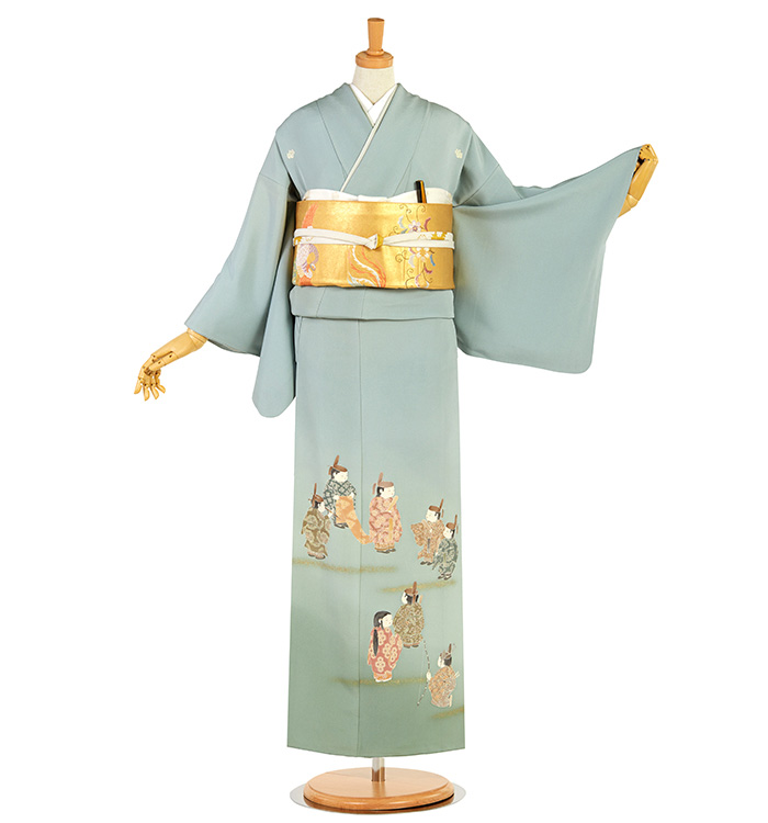 十日町友禅作家 五つ紋色留袖 No.DA-1393-Sサイズのレンタル｜きもの365