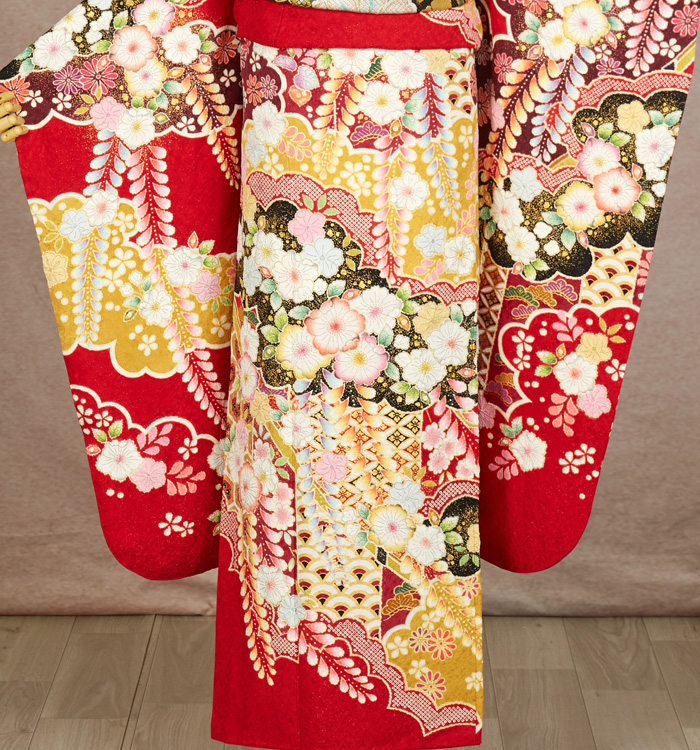 桐屋夢幻辻が花 振袖（専用襦袢付）No.EA-2455-Lサイズのレンタル