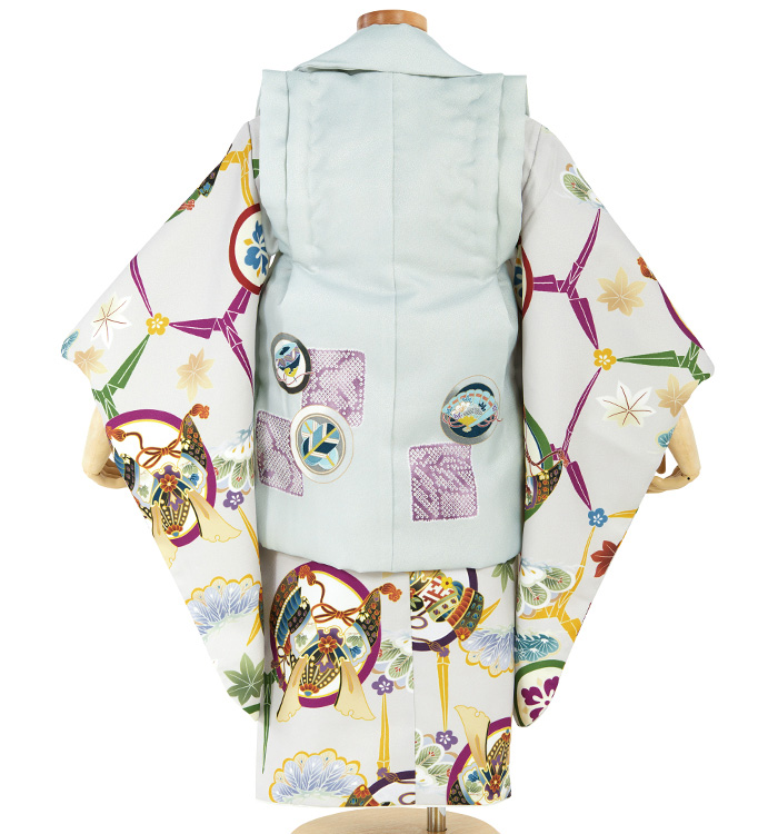 七五三（子ども） 3歳男の子被布セット No.KE-0085のレンタル｜きもの