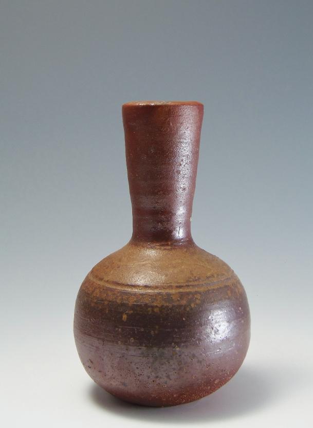 超希少 木南知加選 備前焼 舟虫花入 花器 フラワーベース 花瓶 華道具