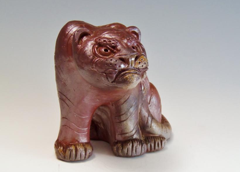 超希少 木南知加選 備前焼 舟虫花入 花器 フラワーベース 花瓶 華道具