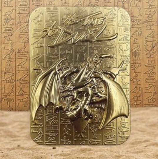 5000個限定】遊戯王英語版 三幻神オシリスの天空竜 24Kメッキ金属製