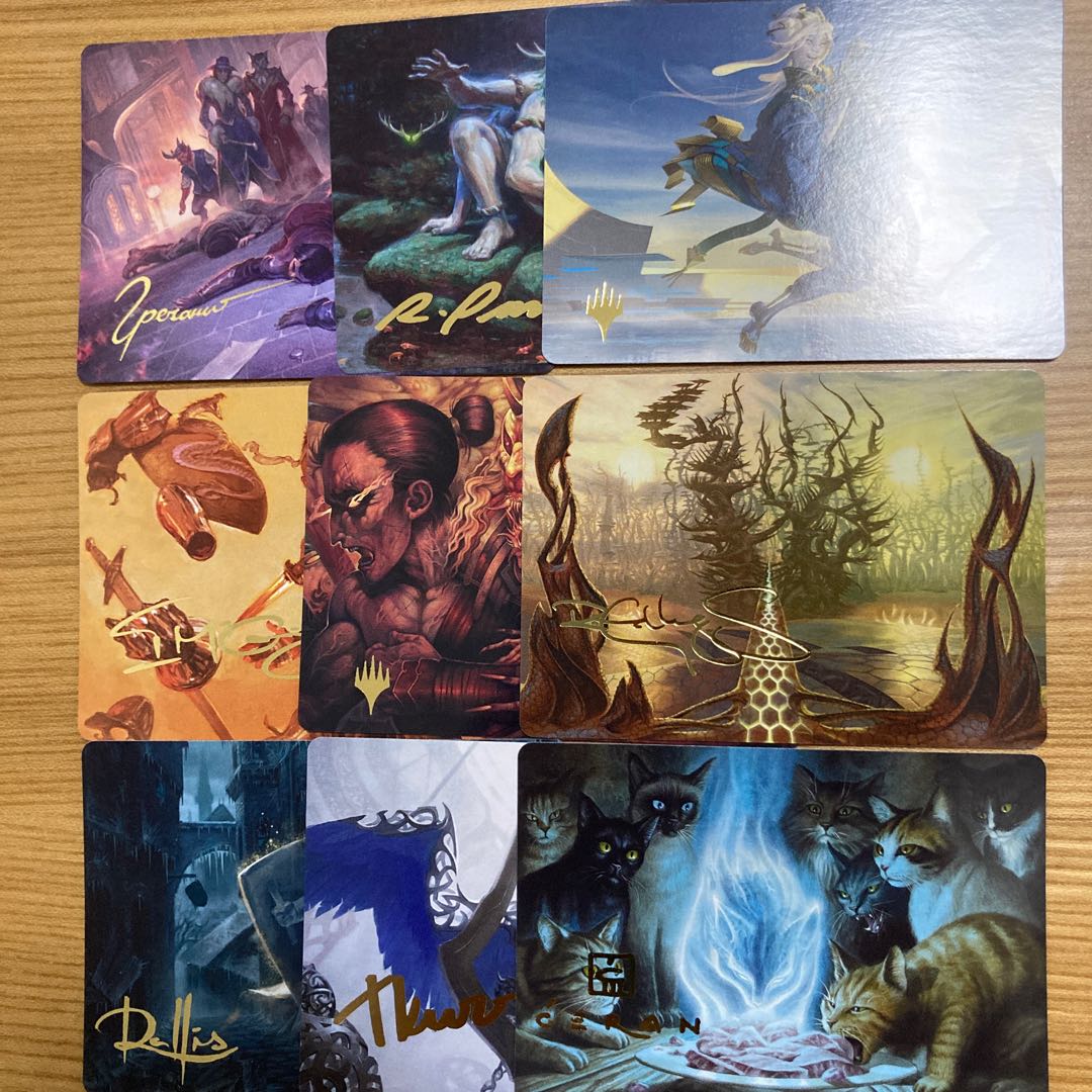 アートカード サイン入り 9枚 9枚の通販 しょーじ（548215339） | magi