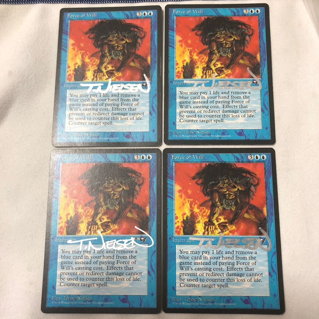 Force of will 意志の力アライアンス4枚セット サインド 1枚の通販 林