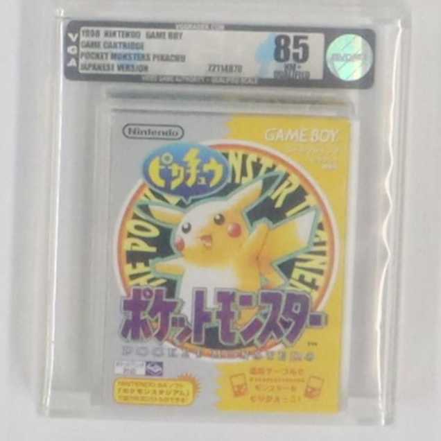 ポケットモンスターピカチュウ ゲームボーイ VGA85 Qualified #VGA鑑定