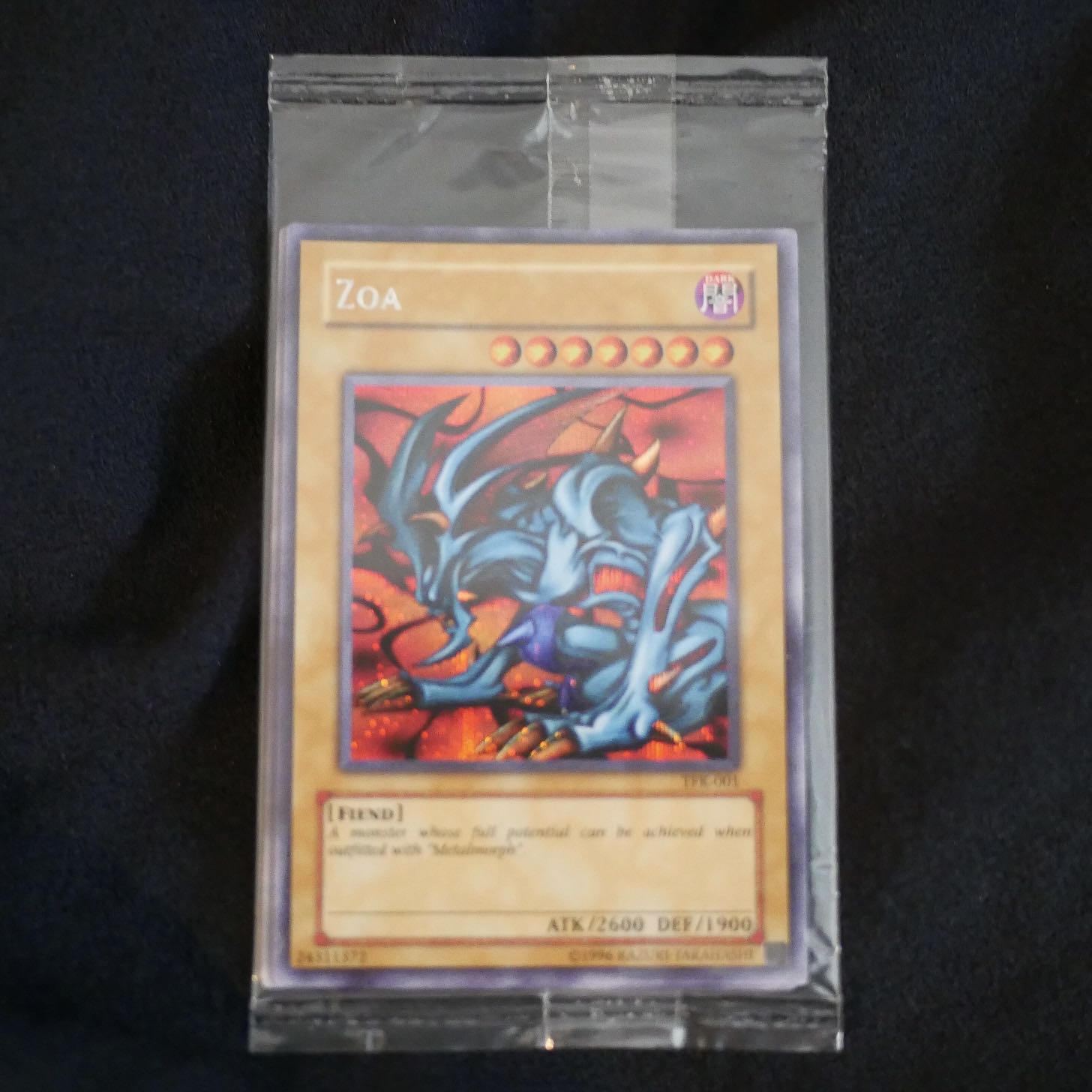 遊戯王 未開封 デビルゾア プロモ 3枚セット 英語版 ZOA TFK-001