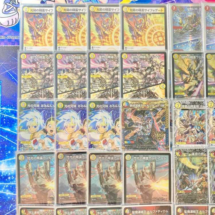 デュエマ 本格構築 【赤白カウンター】 デッキ＆三重スリーブ 光開の