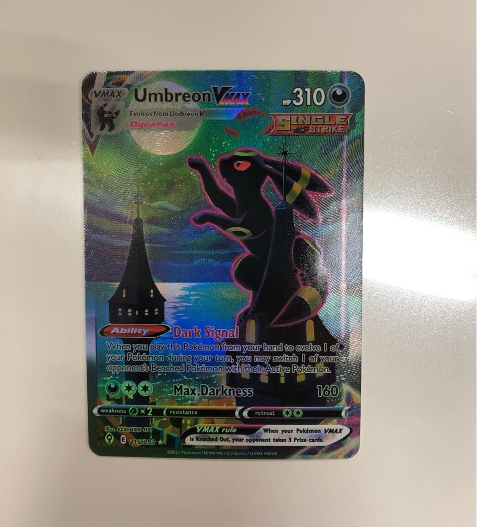 ポケモンカード ブラッキー Vmax SA 海外版 1枚の通販 812630808