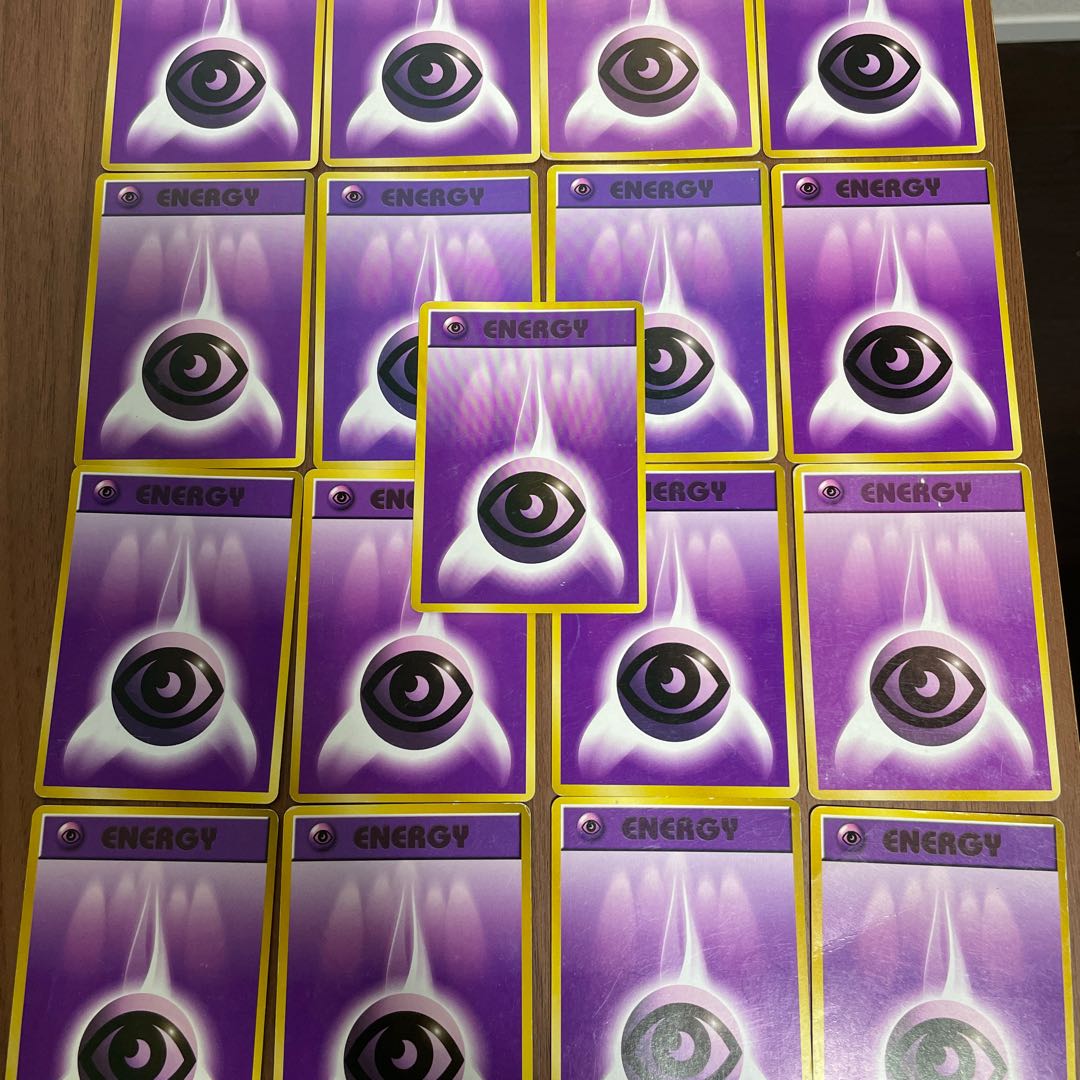 ◯ポケモンカード◯エスパーエネルギー17枚◯旧裏 17枚の通販 もっちー