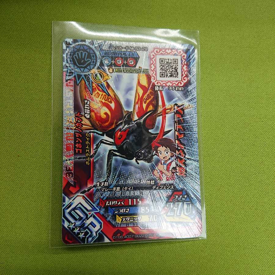 甲虫王者 ムシキング ゴホンツノカブト 1枚の通販 みみ（44729920） | magi