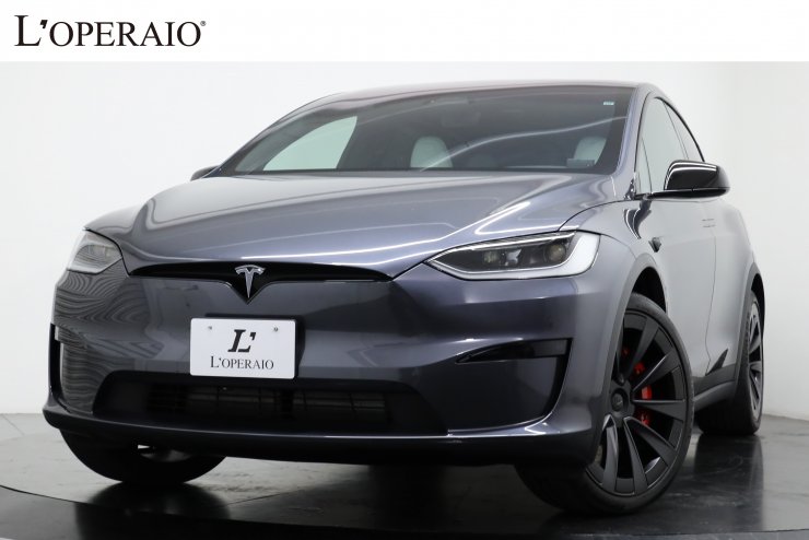 テスラ モデルX プラッド 左ハンドル 現行モデル 有償カラー ホワイト