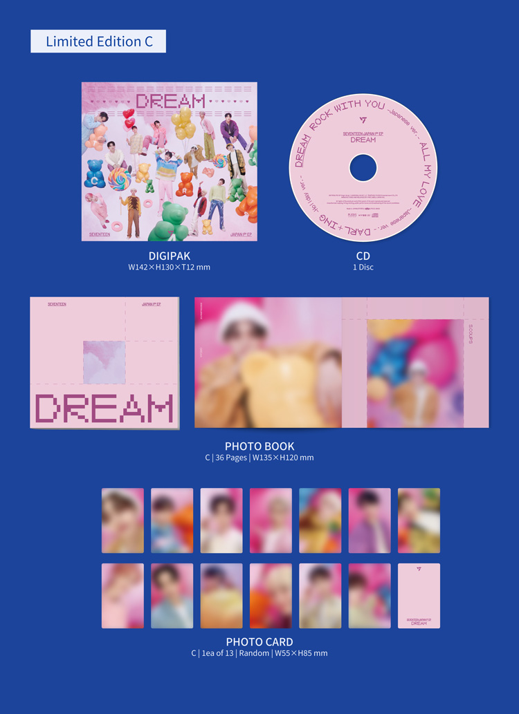 SEVENTEEN JAPAN 1ST EP 「DREAM」 | SEVENTEEN Japan official site