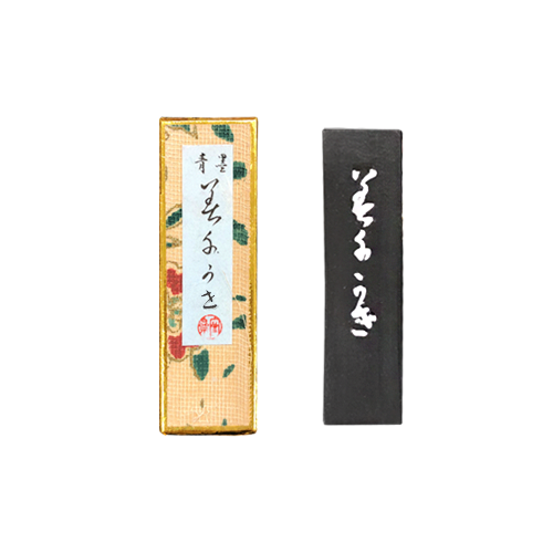 古梅園】固形青墨 みちかぜ 0.7丁の通販|固形墨の通販なら世界堂