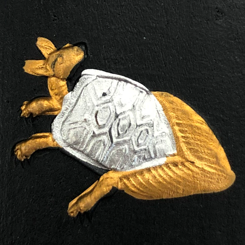 古梅園】固形青墨 一ツ亀(ひとつかめ)の通販|固形墨の通販なら世界堂