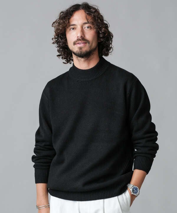 最大75%OFF まとめ割】カシミヤMIXモックネックニット｜nano universe