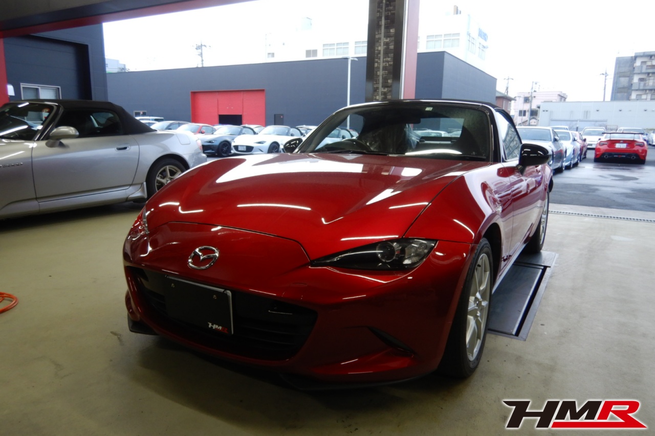 6MT 純正ビルシュタイン車高調装備のロードスター（ND5RC）の納車前