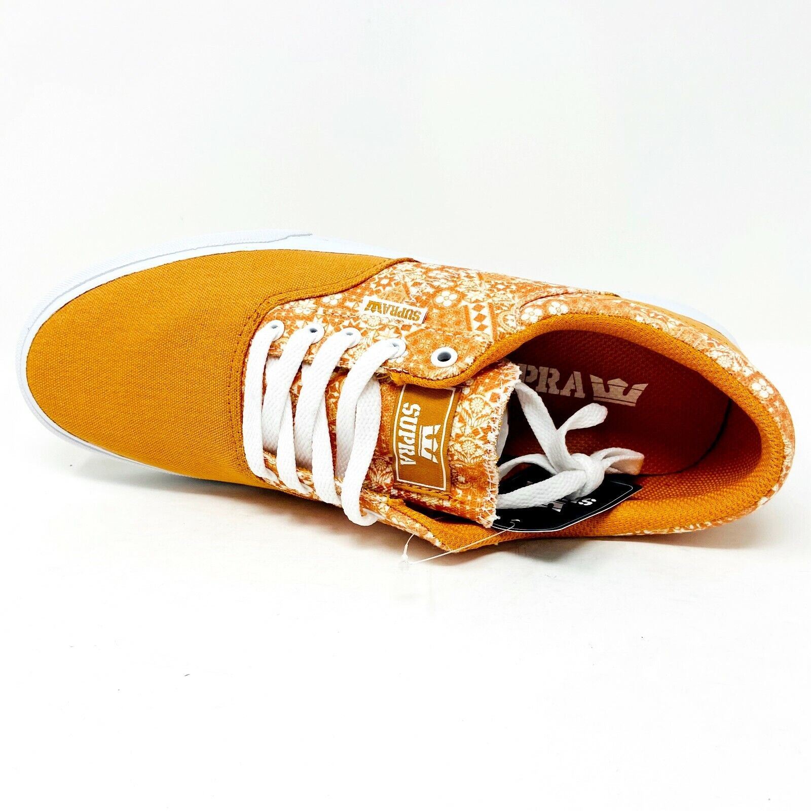 Supra Cobalt Desert Print Orange White Mens Skateboard Shoe